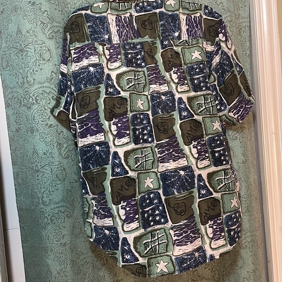 Fafa Silk Shirt Large 100% Silk - Picture 4 of 4